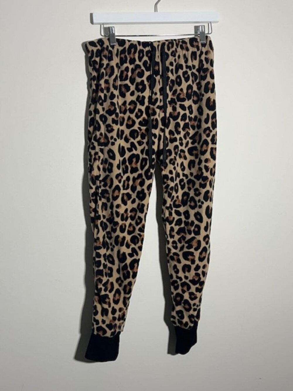 PJ Couture Leopard Print Pajama Pants Size Large